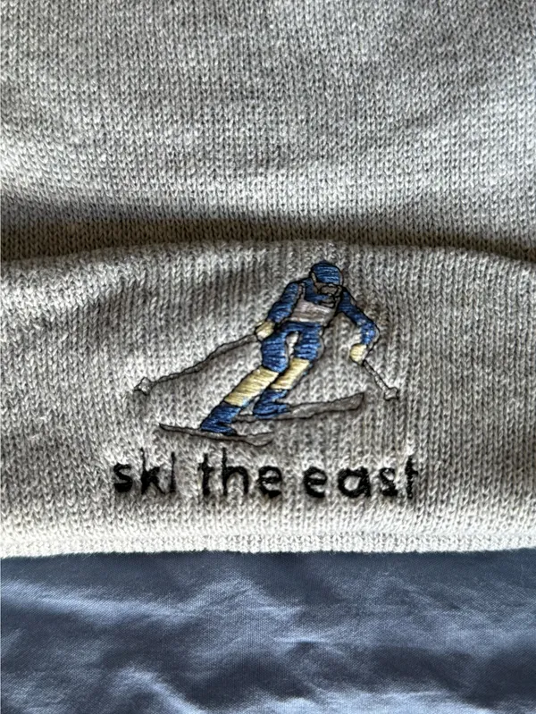 Ski The East Custom Embroidered Winter Hat - Image 3