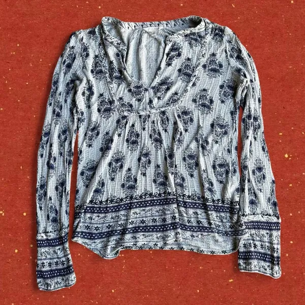 Lucky Brand Paisley Top - Image 2
