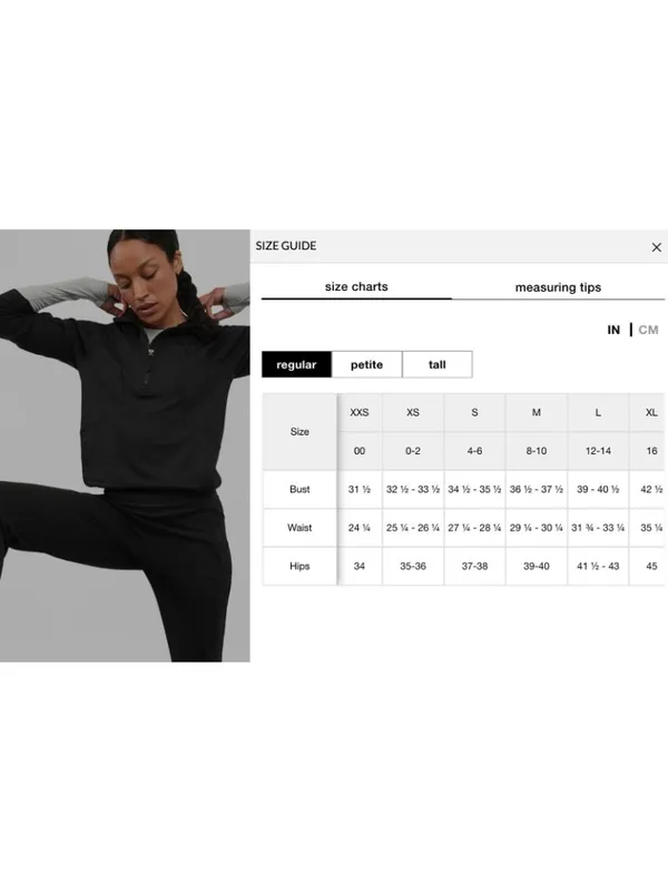 New Athleta S Unstoppable Half Zip Sweatshirt Black Small - Image 6
