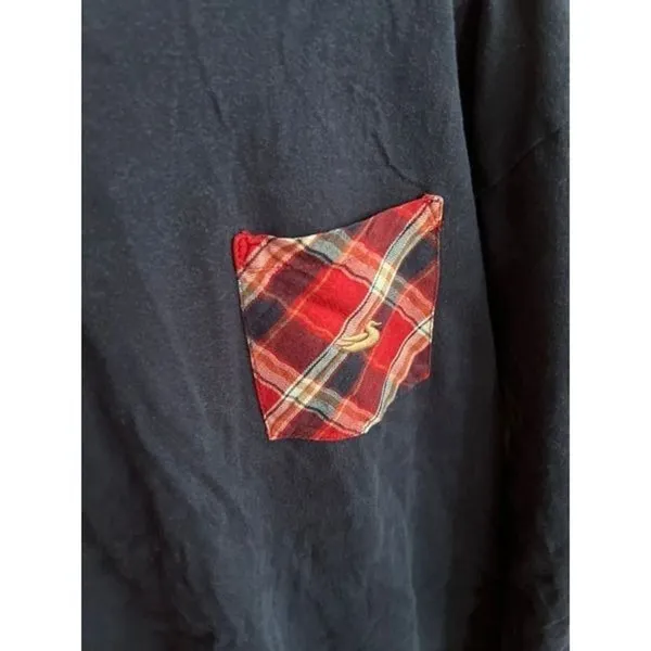 Southern Marsh Navy Blue‎ Long Sleeve Men's T Shirt Size Medium EUC - Image 5