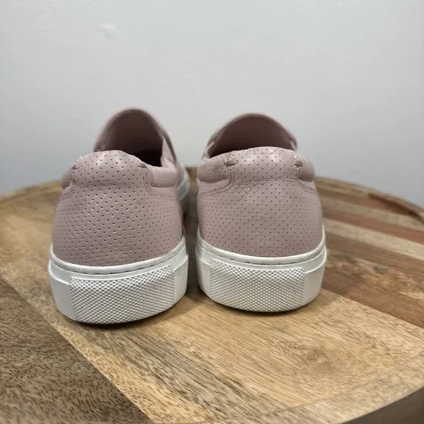 Greats The Wooster‎ Blush Perforated Pink Leather Slip On Shoes Womens Size 9.5 - Image 4
