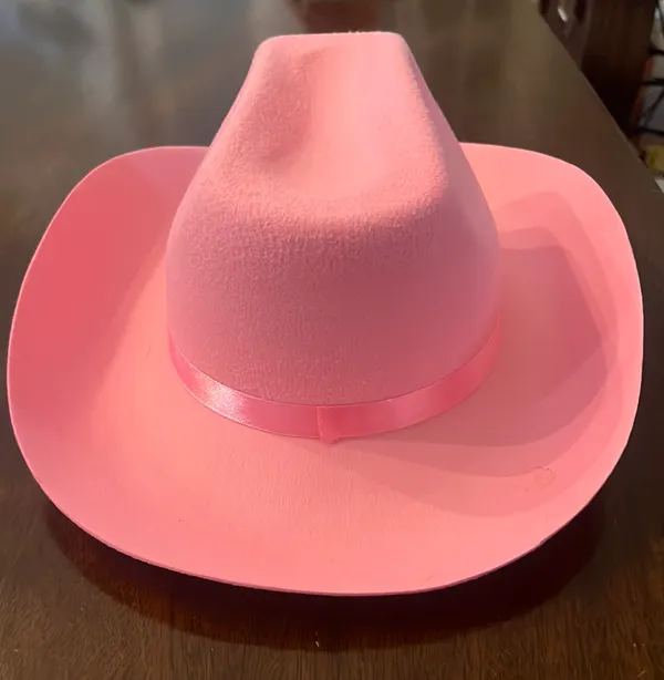 Pink felt Cowgirl Hat - Image 3