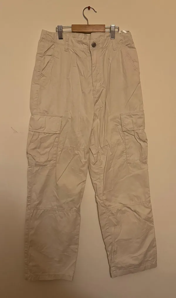 H&M white cargo pants - Image 3