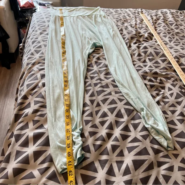 Free People Movement Echo‎ Harem Pants Super Soft Mint Green Cinched Ankle XS - Image 13