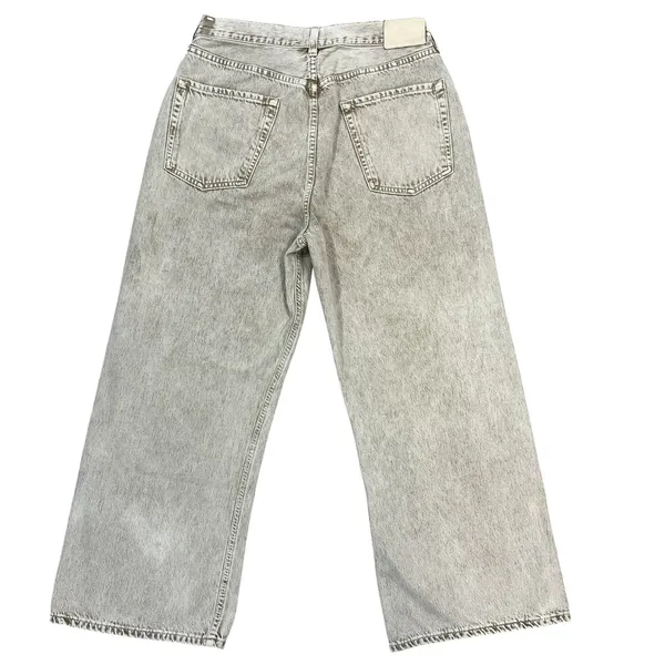 Citizens‎ of Humanity Gaucho Wide Leg Jeans 31 Ponytail Tan Button Fly Retro USA - Image 2