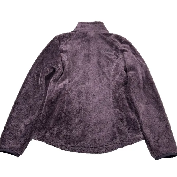North Face Women's Osito Coat Jacket High Pile Teddy‎ Fleece Size Small Plum - Image 2