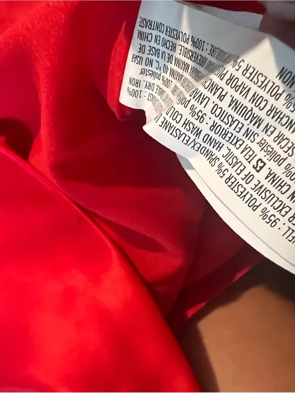 Endless rose Red Strapless Satin Dress - Classic Evening Look - Image 8