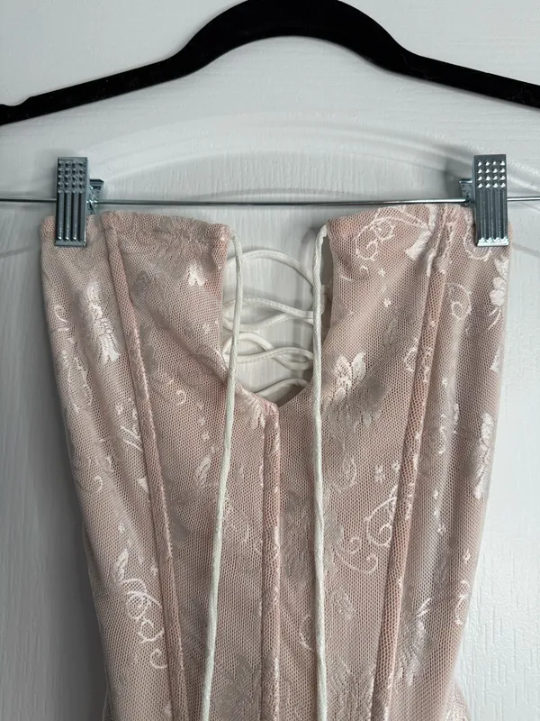 Outcast Pink Corset Top XS - Image 3