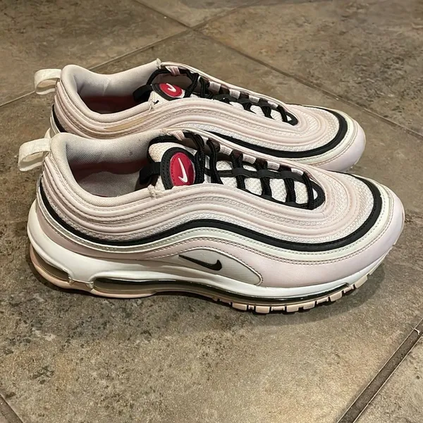 Nike Air Max 97 Pink Leather Sneaker Shoe Womens Size 9.5 921733-603 - Image 9
