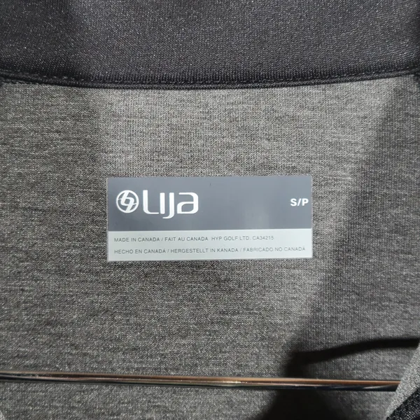 LIJA Women's Black‎ Royal 1/4 Zip Moisture Wicking Athletic Pullover Top S - Image 6