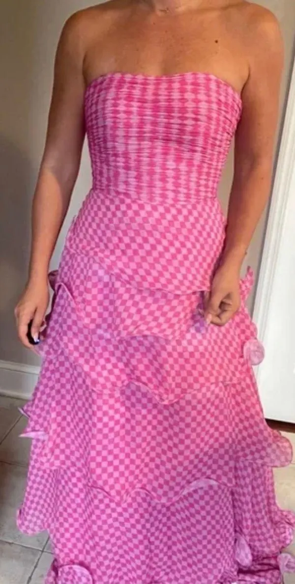 Jovani Pink Formal Gown - Image 3