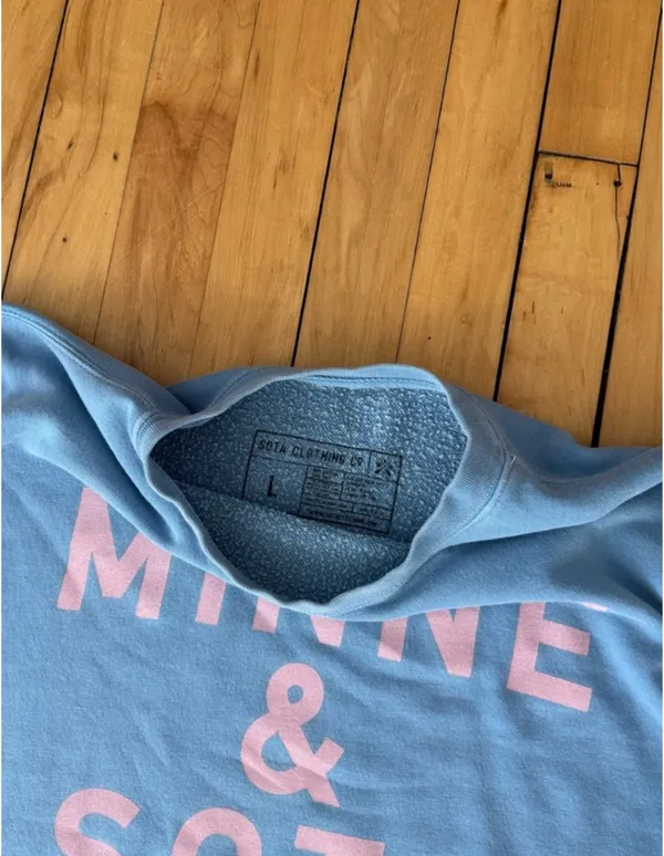 Minnesota crewneck Blue Size L - Image 3