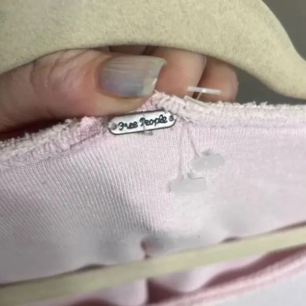 ✨Free People Sweatshirt Someday Sz Small Pullover Pink Fleece Oversize✨ - Image 5