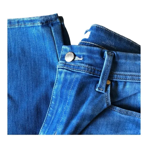 Fidelity Denim Sola Mid Rise Step Hem Ankle Jeans Perfidia Wash NWT Size 28 - Image 4