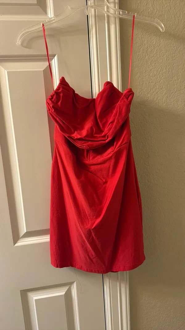 Blue Blush Red mini dress - Image 3