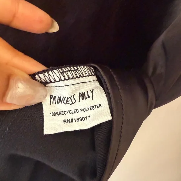 Women's Princess Polly Mini‎ Dress Black Size 6 NWT - Image 4