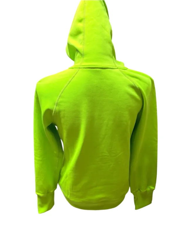 Nike Neon Green Therma-Fit Hoodie Size M (19” PTP) - Image 5