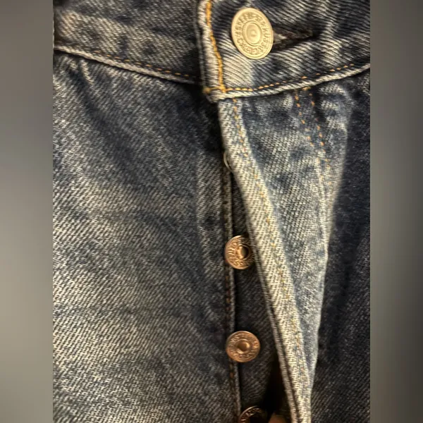 Levi's Distressed Ribcage Straight Ankle Jeans Size 29 - Image 3