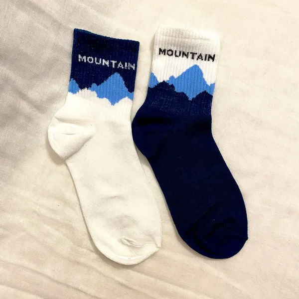 Mountain Patterned Women's Sock Set | Feel you are always in the high country - Image 2