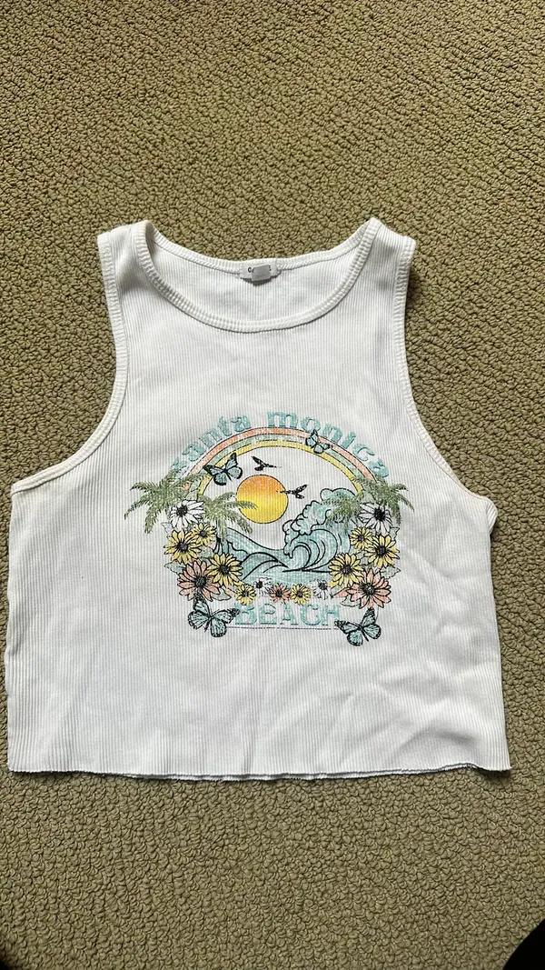 Garage Santa Monica  Crop Top - Image 2