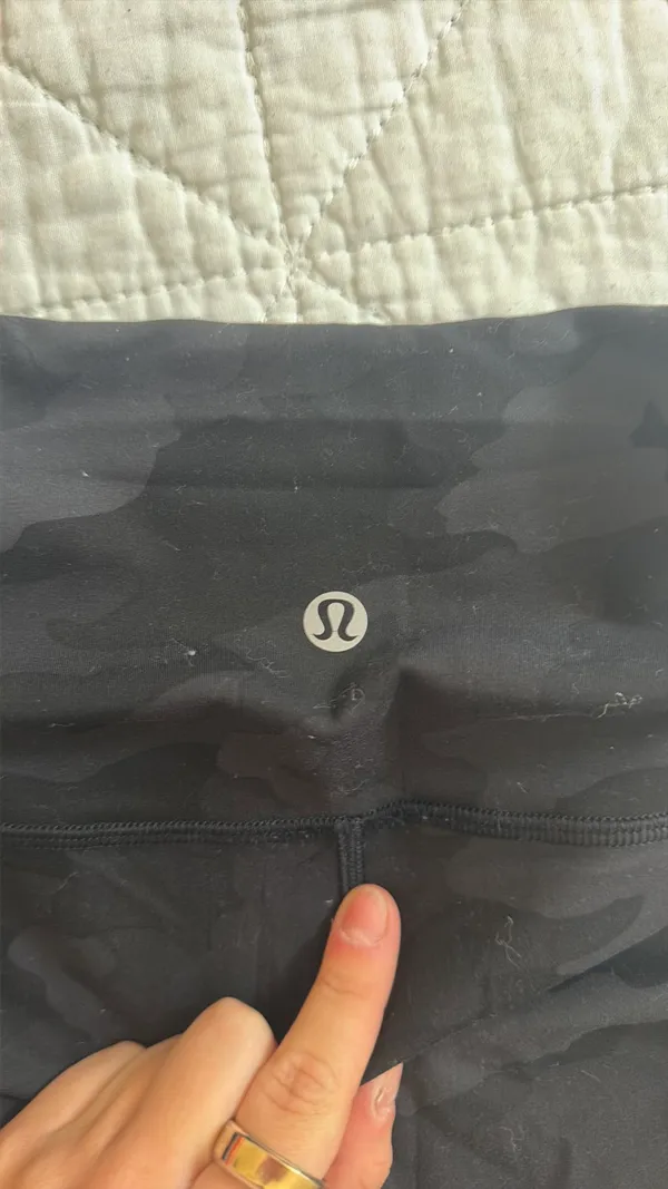 Lululemon Black Camo Print Leggings Align High-Rise 28" Women’s Multi - Image 5