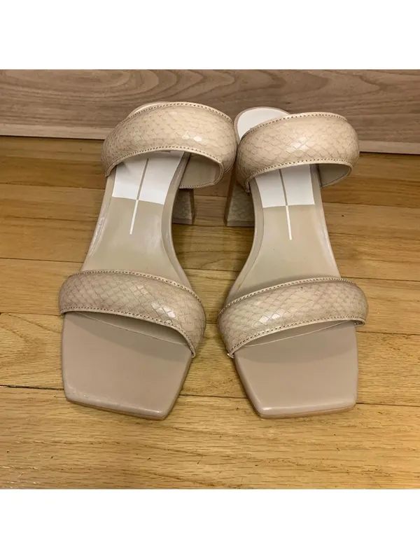 Dolce Vita Pascoe Nude Heeled Sandals - Size 8.5 - Image 5