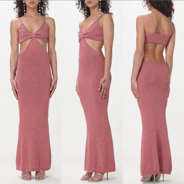 Cult Gaia Serita cotton-blend cutout-waist cocktail dress in jaipur size S small - Image 15