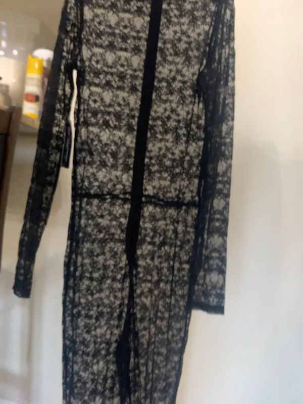 Lace Catsuit Black Size M - Image 3