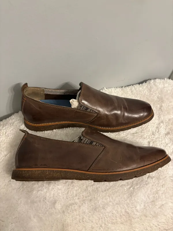 Hush Puppies Shoes Casual brown leather shoe sz 9 loafers - Image 2