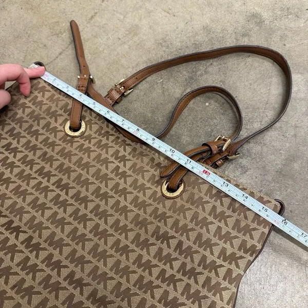 Vintage Michael Kors monogram canvas tote - Image 4