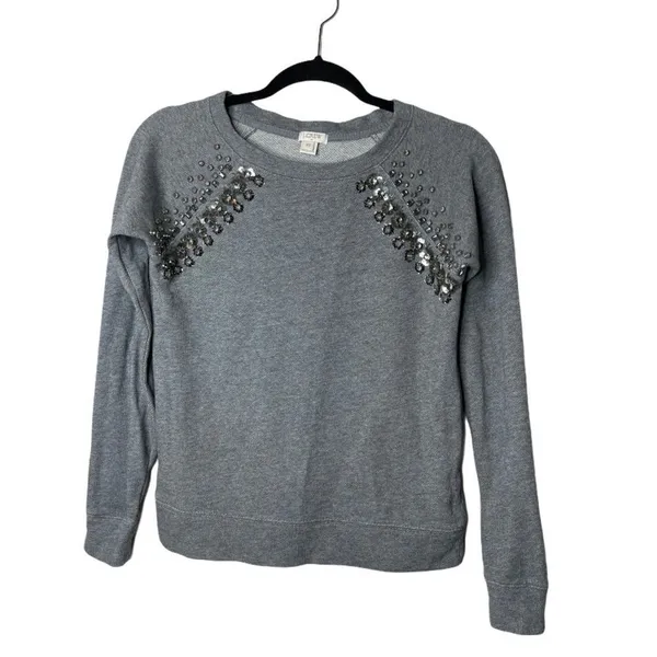 J. Crew Embellished Sweatshirt‎ - Image 2