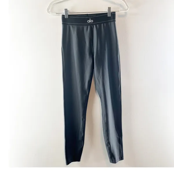 Alo Airlift High-Waist Suit Up Leggings Anthracite Black / Grey Small - Image 2
