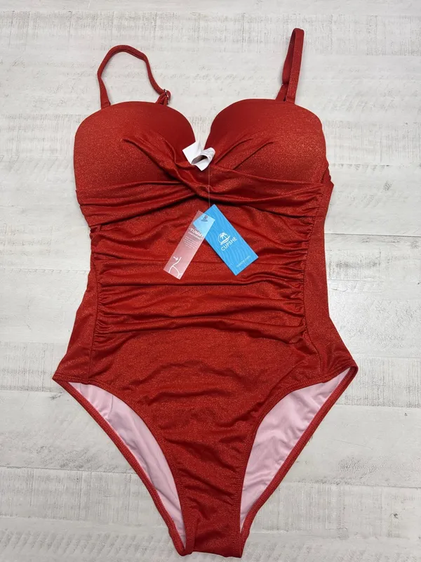 Cupshe Glitter Ruched One-Piece Swimsuit TUMMY CONTOURING" - Image 3