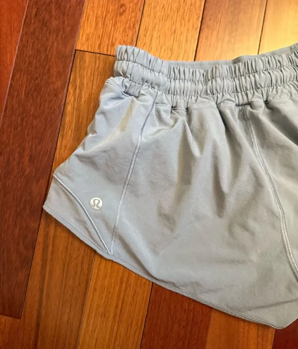 Lululemon Grey Hotty Hot Low Rise Shorts 2.5" - Image 2