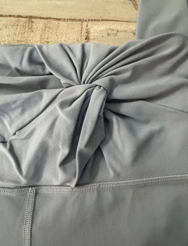 Lululemon Size 2 Align Twist Waist Ruche Bottom Leggings Violet Verbena - Image 3