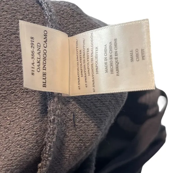 Rails Oakland Sweatpant Blue‎ Indigo Camo Women's S Jogger Casual Loungewear - Image 6