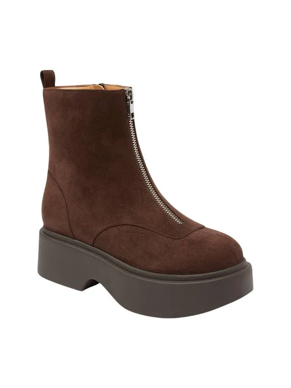 Wild Fable Womens Honor Boots Faux Suede Platform Combat Boots Dark Brown 9M - Image 10