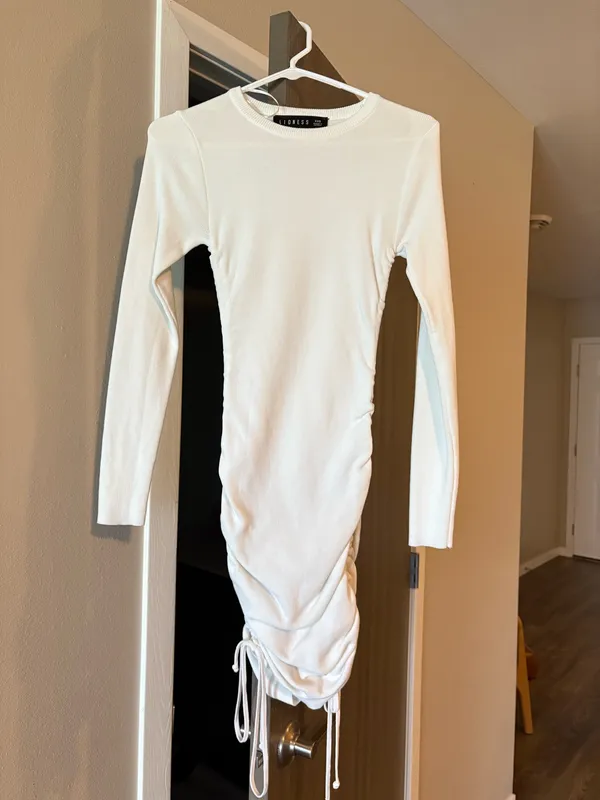 Princess Polly Mini Dress White - Image 3