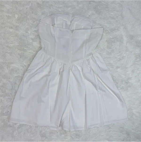 Forever 21 White Corset Romper - Image 2