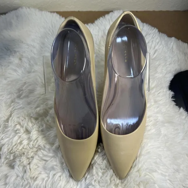 COLE HAAN Women's The Go-to Park Pump Nude Size 9B Closed Toe 65mm - Image 2