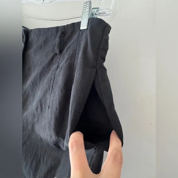 Zara Black‎ High Waisted Relaxed Soft Shorts - Image 3