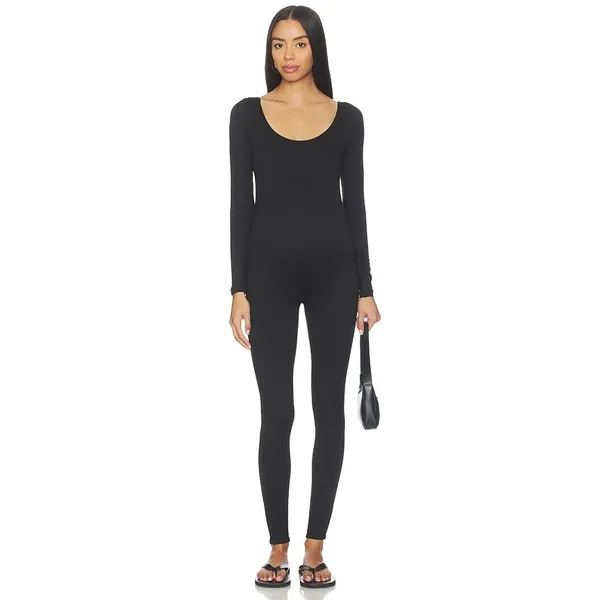 Bumpsuit The Celine Jumpsuit Black Size Medium Long Sleeve Unitard Maternity - Image 3