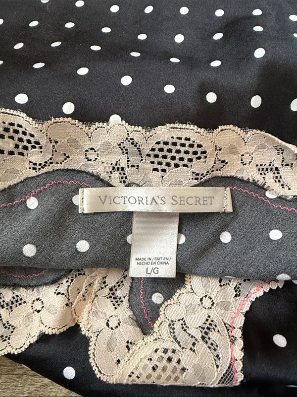 Vintage Victoria’s Secret Polka Dot Slip Dress Size M - Image 6