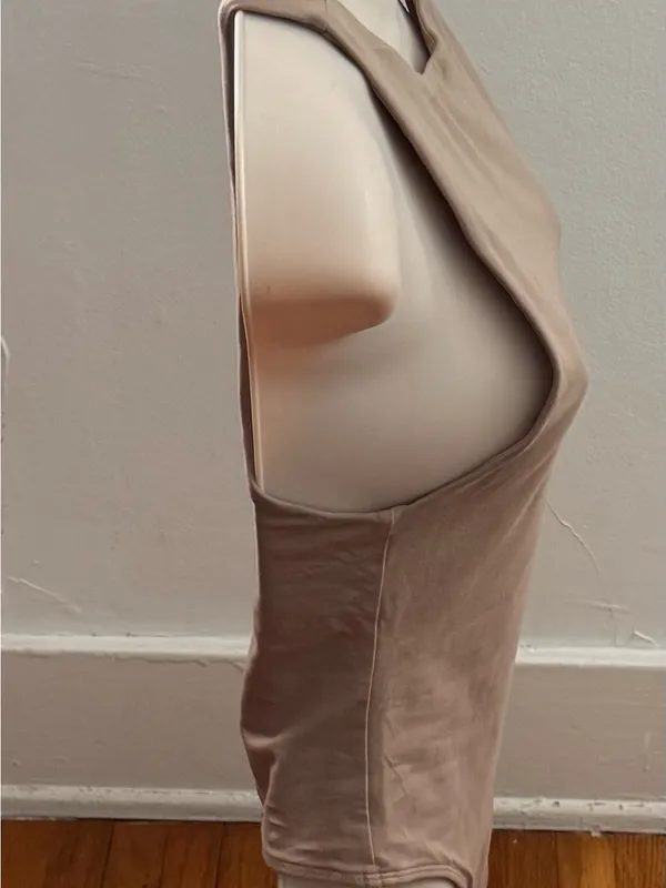 Aritzia The Group Babaton Sleeveless high Neck Bodysuit in Taupe, size XS casual - Image 13