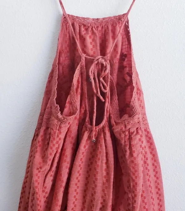 Free People Elisa Tunic Paprika Tank Top - Image 8