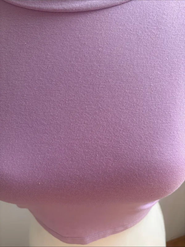 Ambiance Lavender Short Sleeve Cropped Tee - Image 2