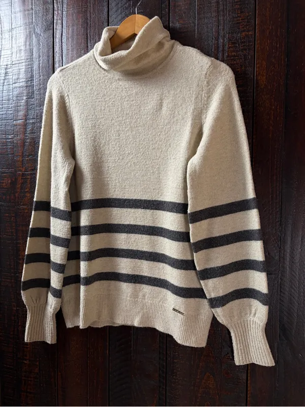Michael Kors Turtleneck Wool Sweater Black - Image 2