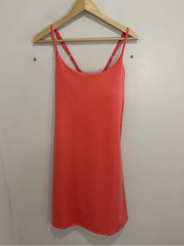 VOGO‎ Body Action Design Athletic Dress Coral Pink Size L - Image 2