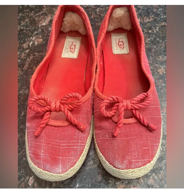 UGG Syleste Espadrille Flats with Bow and Jute Sole - Image 2