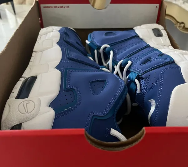 Nike Air More Uptempo GS ‘Medium Blue’ - Image 4